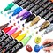 Paint Pens Paint Markers, 16 colors Oil-Based Waterproof Paint Marker Pen Set On Rock, Wood, Fabric, Metal, Plastic, Glass, Canvas, Mugs, Waterproof, DIY Craft and More